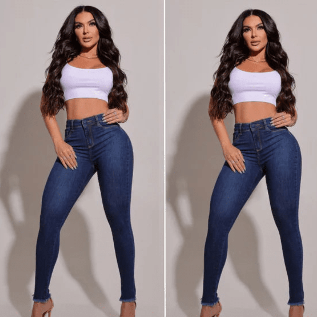 Kit 2 Calças Lipo Jeans - A Escolha das Celebridades